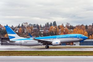 Boeing: primeiro 737 MAX entregue na América do Sul teve como cliente a Aerolíneas Argentinas | Foto: Reprodução/X/BoeingAirplanes