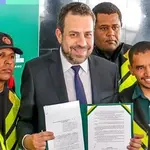 Guilherme Boulos em evento com associações: questionamento sindical | Foto: Reprodução/X