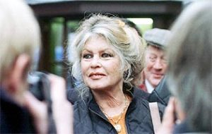 Brigitte Bardot em Nice, 2002