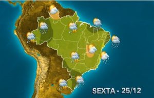 Meteorologia indica Natal sob forte calor e pancadas de chuva típicas do verão | Foto: Divulgação/Climatempo