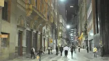 Centro da cidade de São Paulo Rua XV de Novembro