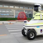 Modelo autônomo e compacto em operação nas ruas de Beijing, na China | Foto: Reprodução/X