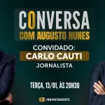 O Conversa com Augusto Nunes é transmitido às terças-feiras, das 20h30 às 21h30 | Foto: Divulgação/Oeste
