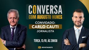 O Conversa com Augusto Nunes é transmitido às terças-feiras, das 20h30 às 21h30 | Foto: Divulgação/Oeste