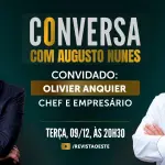O Conversa com Augusto Nunes é transmitido às terças-feiras, das 20h30 às 21h30 | Foto: Divulgação/Oeste