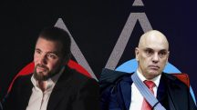 O ministro Alexandre de Moraes e o banqueiro Daniel Vorcaro, controlador do Banco Master, em registro institucional | Foto: Montagem Revista Oeste