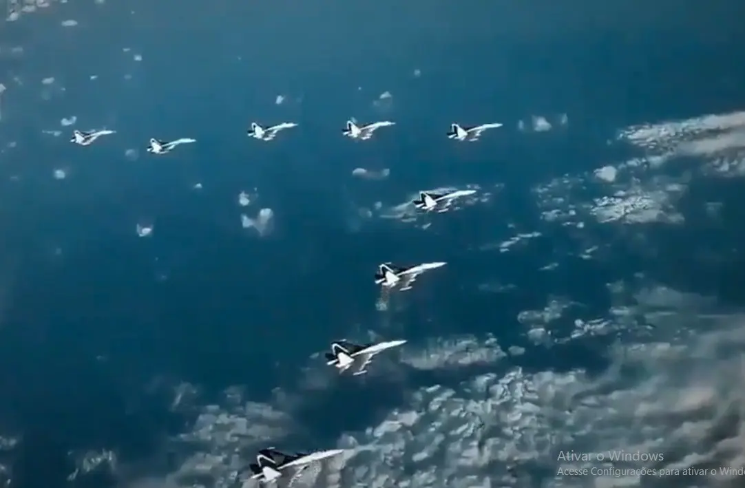 Aeronaves de guerra dos EUA sobrevoam oceano nas proximidades da Venezuela | Foto: Reprodução/X