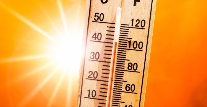 O Brasil segue sob domínio de um forte bloqueio atmosférico, mantendo as temperaturas até 5 °C acima da média | Foto: Reprodução/X