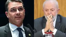 O senador Flávio Bolsonaro e o presidente Lula da Silva: novo cenário para 2026 | Foto: Montagem/Oeste