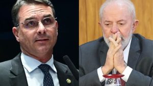 O senador Flávio Bolsonaro e o presidente Lula da Silva: novo cenário para 2026 | Foto: Montagem/Oeste