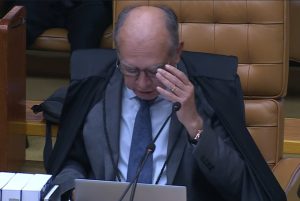 Gilmar Mendes, decano do STF, durante sessão na Corte | Foto: Reprodução/YouTube/TV Justiça