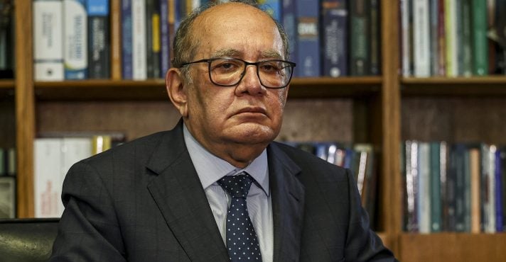 Ministro Gilmar Mendes, do Supremo Tribunal Federal, durante entrevista para a Agência Brasil | Foto: Marcelo Camargo/Agência Brasil