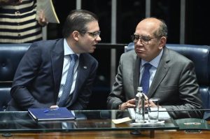 Hugo Motta e Gilmar Mendes
