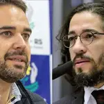 O governador do Rio Grande do Sul, Eduardo Leite, e o ex-deputado Jean Wyllys | Foto: Reprodução/Redes sociais