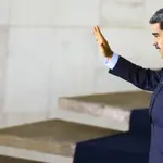 Ditador da Venezuela, Nicolás Maduro, durante reunião com presidentes de países da América do Sul, no Palácio do Itamaraty | Foto: Marcelo Camargo/Agência Brasil