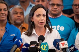 María Corina Machado, líder da oposição na Venezuela | Foto: Reprodução/X