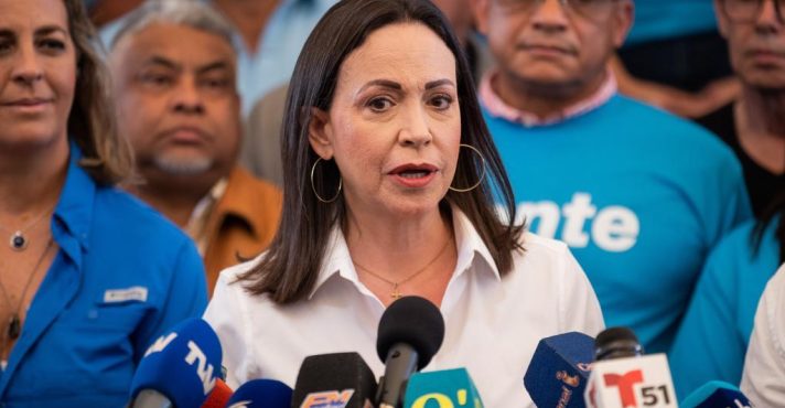 María Corina Machado, líder da oposição na Venezuela | Foto: Reprodução/X