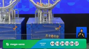Números da Mega-Sena concurso 2.947, sorteados nesta quinta-feira, 4, em São Paulo | Foto: Reprodução/YouTube