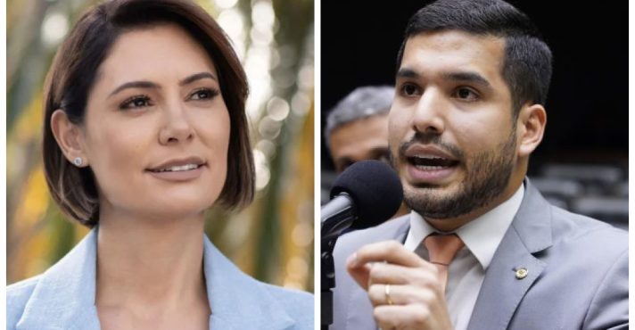 Michelle e André Fernandes divergem sobre as alianças do PL | Foto: Divulgação/PL/Pablo Valadares/Câmara dos Deputados