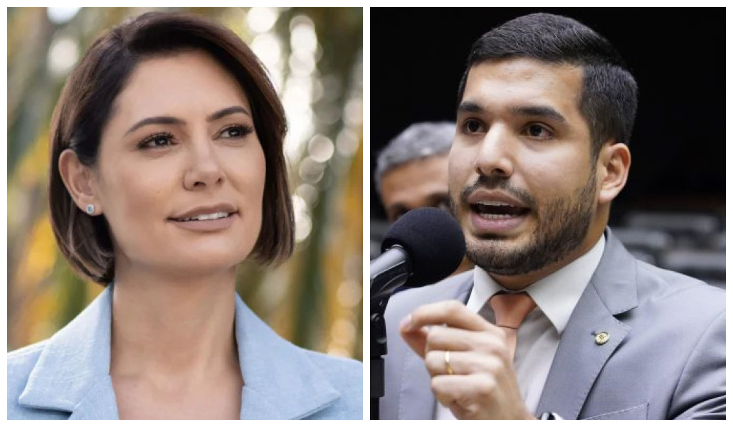 Michelle e André Fernandes divergem sobre as alianças do PL | Foto: Divulgação/PL/Pablo Valadares/Câmara dos Deputados
