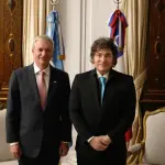 O presidente eleito do Chile, José Antonio Kast, e o líder da Argentina, Javier Milei | Foto: Divulgação/Governo da Argentina