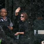 Michelle Bolsonaro durante visita à Superintendência da Polícia Federal, em Brasília | Foto: Divulgação/EBC