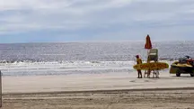 Praia no litoral paulista: sol e chuva predominam no período do Natal | Foto: Agência SP
