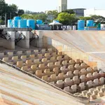 Governo paulista iniciou nesta terça-feira, 23, o funcionamento do piscinão na divisa entre São Paulo, São Caetano do Sul e São Bernardo do Campo | Foto: Divulgação/Agência SP