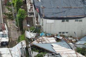 O fenômeno foi registrado durante um período de chuvas intensas e ventania em cidades do Rio Grande do Sul | Foto: Reprodução/Portal de Camaquã