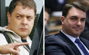 Fábio Luís da Silva, o filho de Lula, e o senador Flávio Bolsonaro | Foto: Montagem sobre reprodução nas redes sociais