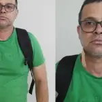 Silvinei Vasques, depois de ser preso no Aeroporto Internacional Silvio Pettirossi, em Assunção, no Paraguai | Foto: Divulgação/Polícia do Paraguai