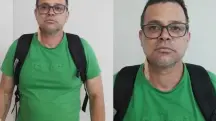 Silvinei Vasques, depois de ser preso no Aeroporto Internacional Silvio Pettirossi, em Assunção, no Paraguai | Foto: Divulgação/Polícia do Paraguai