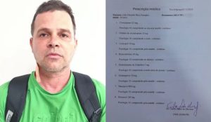 Silvinei alegou ter câncer no cérebro | Foto: Divulgação/Polícia do Paraguai