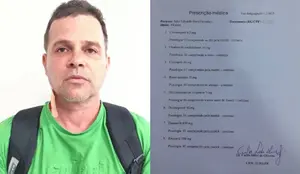 Silvinei alegou ter câncer no cérebro | Foto: Divulgação/Polícia do Paraguai