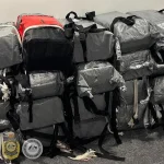 Pacotes de cocaína, segundo a polícia australiana, teriam sido transportados em um navio carregado de ovelhas | Foto: Polícia da Austrália Ocidental
