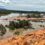 O incidente no Tocantins colocou em risco a rodovia TO-110, que fica nas proximidades do local | Foto: Reprodução/Corpo de Bombeiros