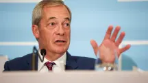 O líder do partido Reform UK, Nigel Farage,