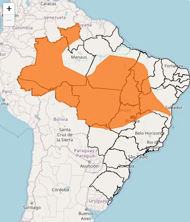 Alerta do Inmet abrange várias áreas do Brasil | Foto: Reprodução/Inmet