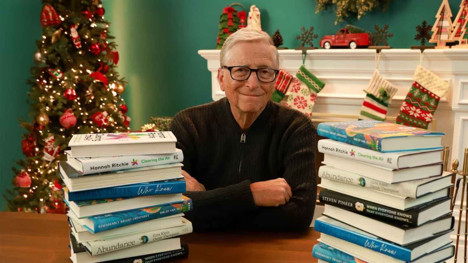 De ficção a crise climática: Bill Gates divulga os 5 livros favoritos de 2025