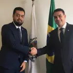 Cláudio Castro e Flávio Bolsonaro durante encontro em 2019 | Foto: Reprodução/Facebook