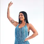 A influenciadora digital Rayane Figliuzzi, que participou do reality show A Fazenda