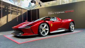 A Ferrari Daytona SP3 é considerada um 'supercarro' | Foto: Divulgação