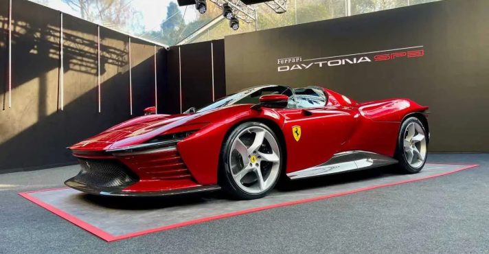 A Ferrari Daytona SP3 é considerada um 'supercarro' | Foto: Divulgação
