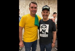 O governador de Santa Catarina, Jorginho Mello, e o senador Flávio Bolsonaro | Foto: Reprodução/Instagram