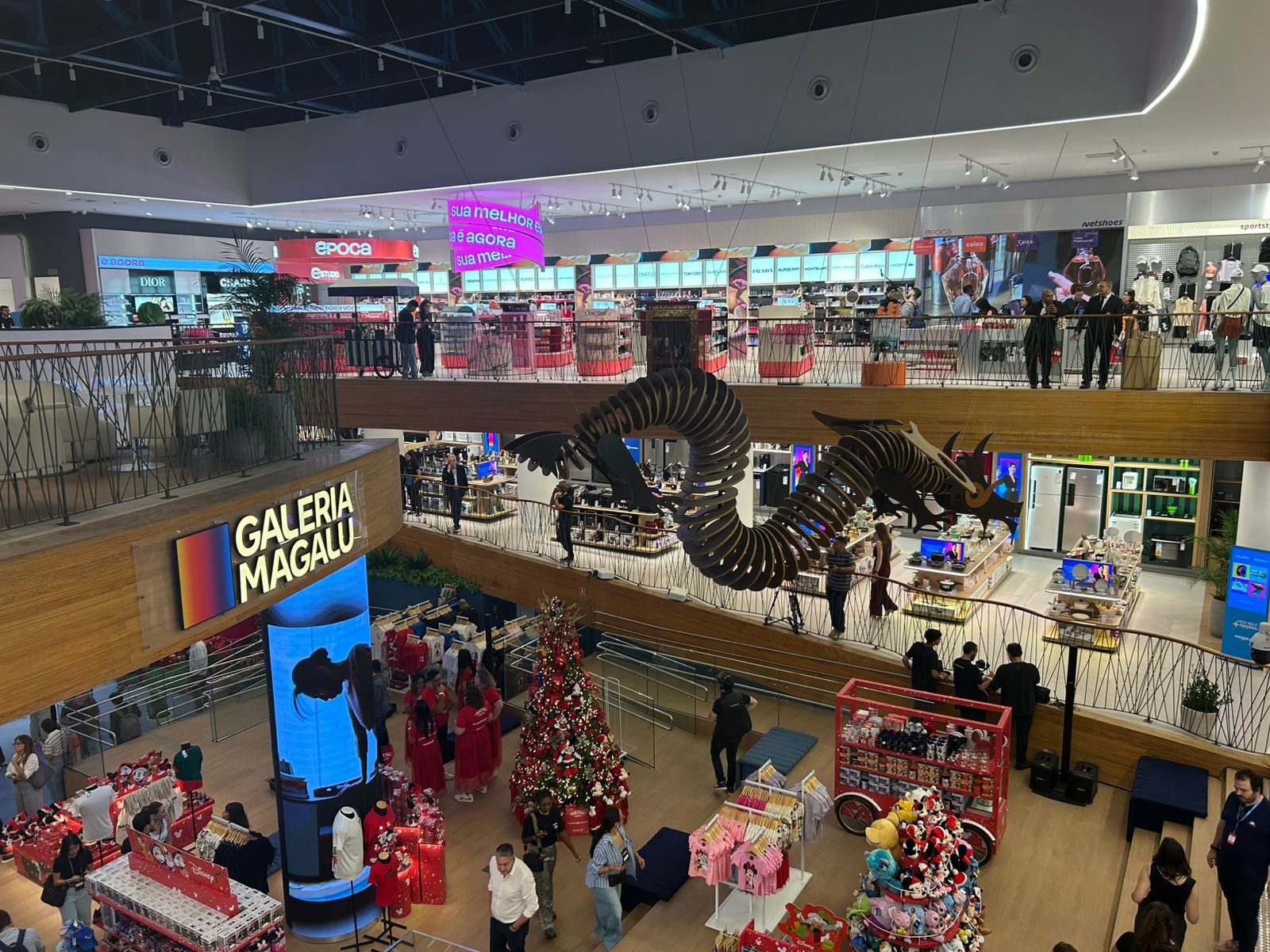 Galeria Magalu em São Paulo | Foto: Carlo Cauti