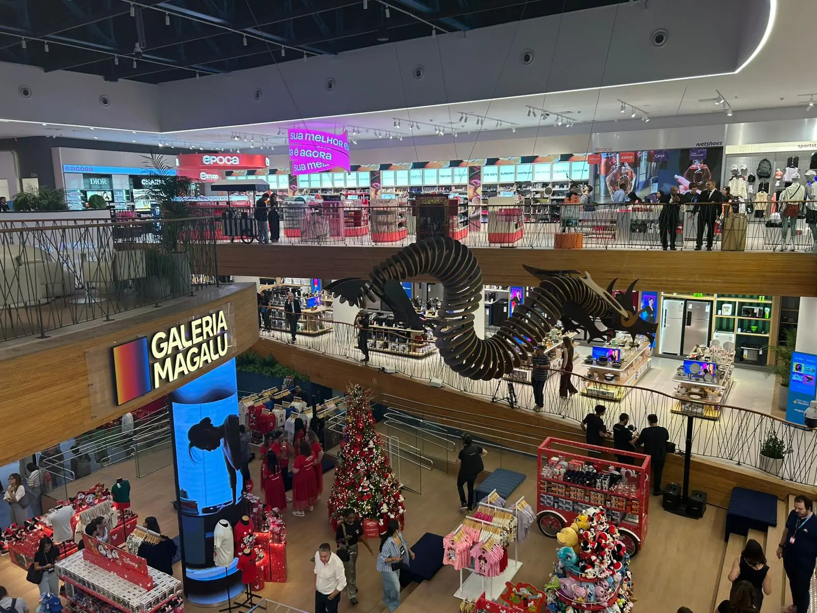 Galeria Magalu em São Paulo | Foto: Carlo Cauti