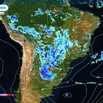 mapa da previsão do tempo da meteored - 08122025 - manhã