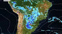 mapa da previsão do tempo da meteored - 08122025 - manhã