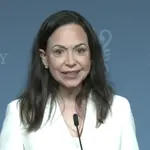María Corina Machado, líder da oposição da Venezuela e vencedora do Nobel da Paz | Foto: Reprodução/Redes sociais