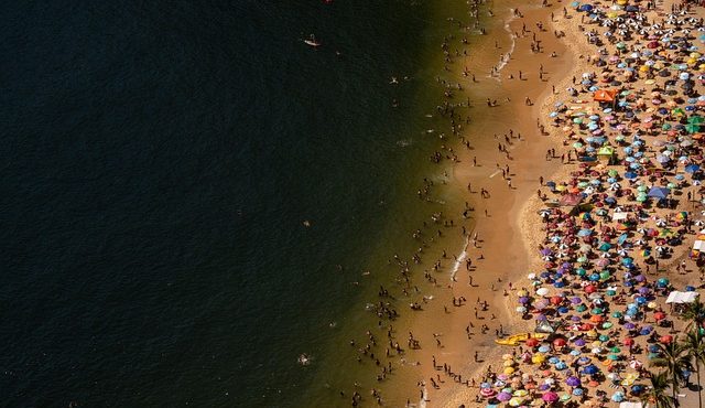 Pior índice poluição praias Brasil 2025
